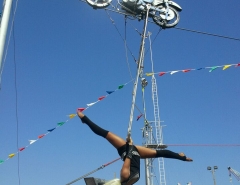 "On a Motorcycle on a High Wire" *** Hans Winn  ***