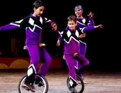“Fast paced manoeuvers on the Unicycles”  *** The Videla Brothers ***